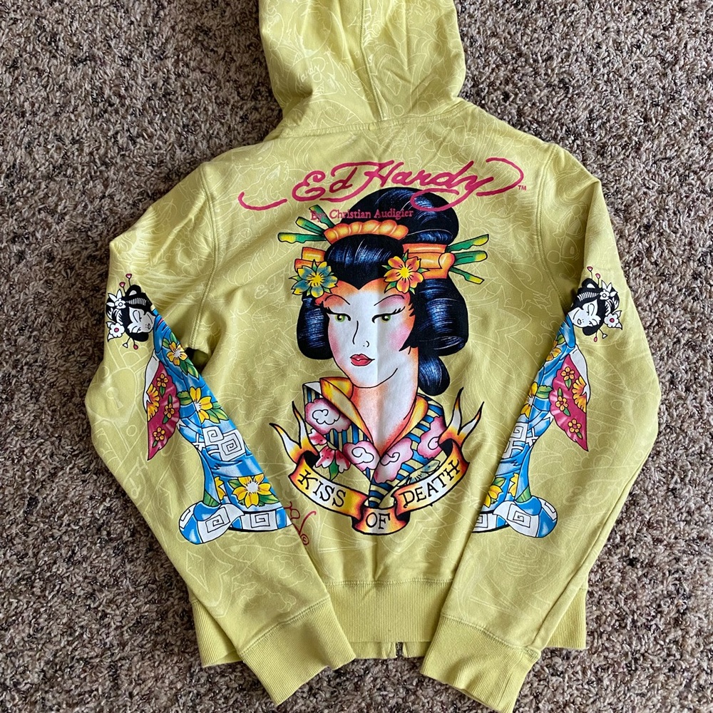 Ed Hardy by Christian Audigier Zip Up